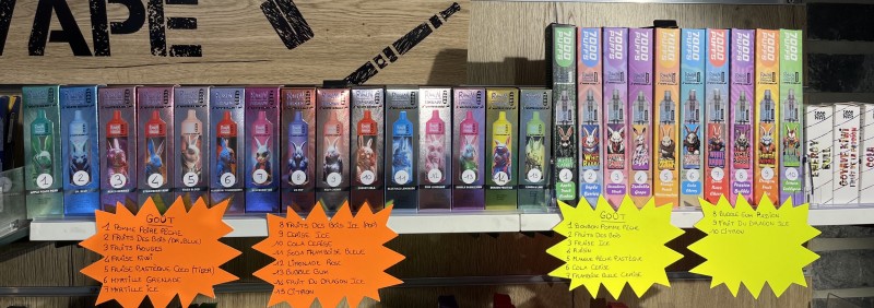 Decouvrez nos 9000 Puffs